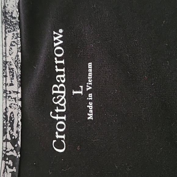 Croft Barrow Lady's Top/tunic  Black Gray Long SLV Mixed Media 💥💥💥💥💥 - Picture 6 of 9